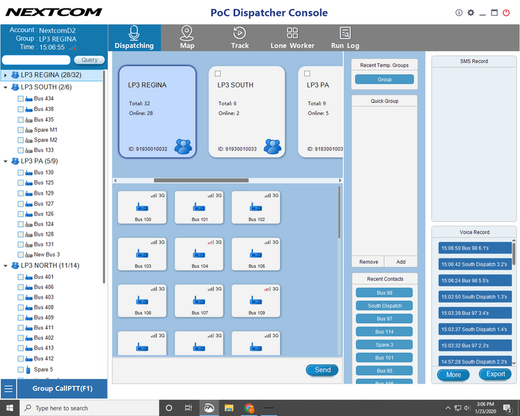 Radio Nextcom Nextcom Two-Way Radio Dispatch & Mobile Dispatch Console
