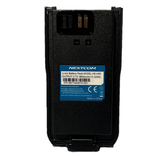 NX6 Series Standard Walkie Talkie Battery LI-ION 3600MAH