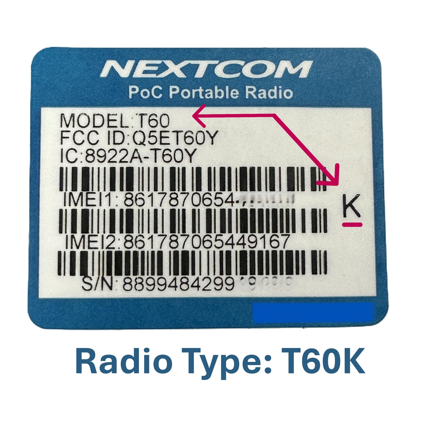 Nextcom Corded Speaker Mic for NXT-60-K radio model