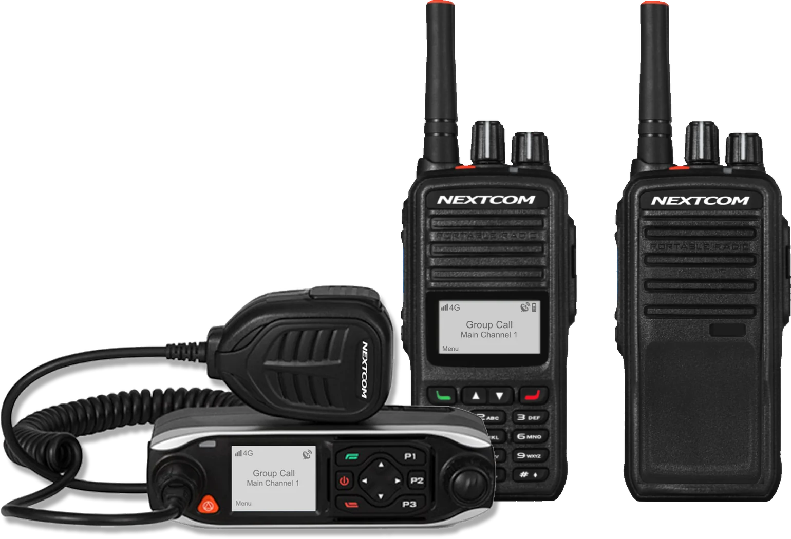 Nextcom in-vehicle and handheld LTE radios